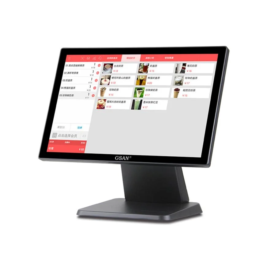 17.1-Inch Metal Base Single Touch Screen Cash Register