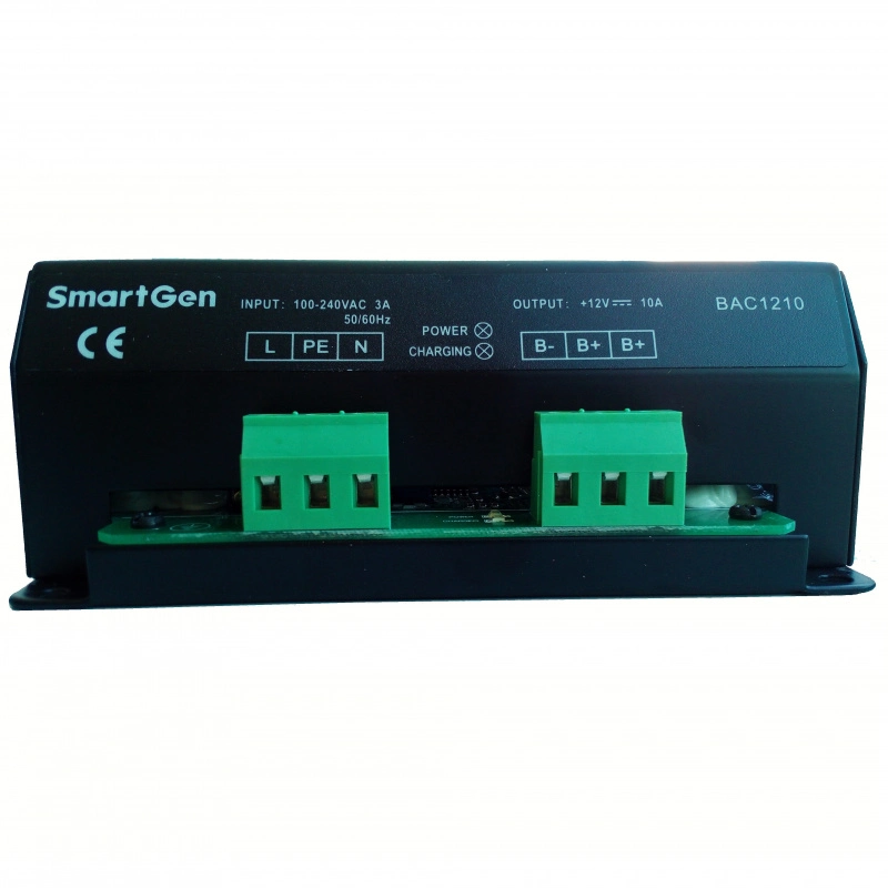 Smartgen DC Electric Float Charging Long Term Lead Acid Automatic Portable Intelligent Battery Charger for Generator Bac2408 12V 24V Fast Delivery 10A