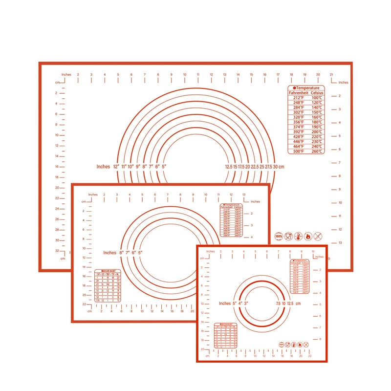 Non Stick Silicone Baking Mat Kneading Pad