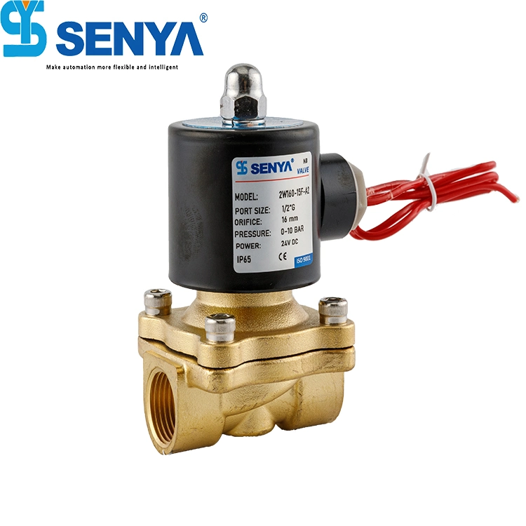 Senya Pneumatic hohe Qualität hohe Zufriedenheit chinesischen Lieferanten 2W Serie Flow Steueranwendung Wasser Elektromagnetventil 2/2-Wege-Magnetventil