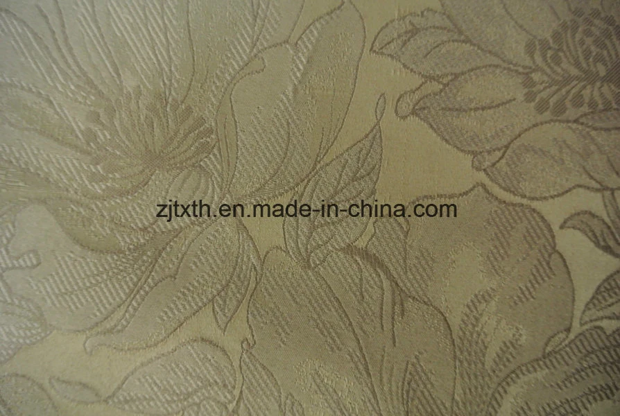 New Flower Pattern Jacquard Woven Upholstery Fabric