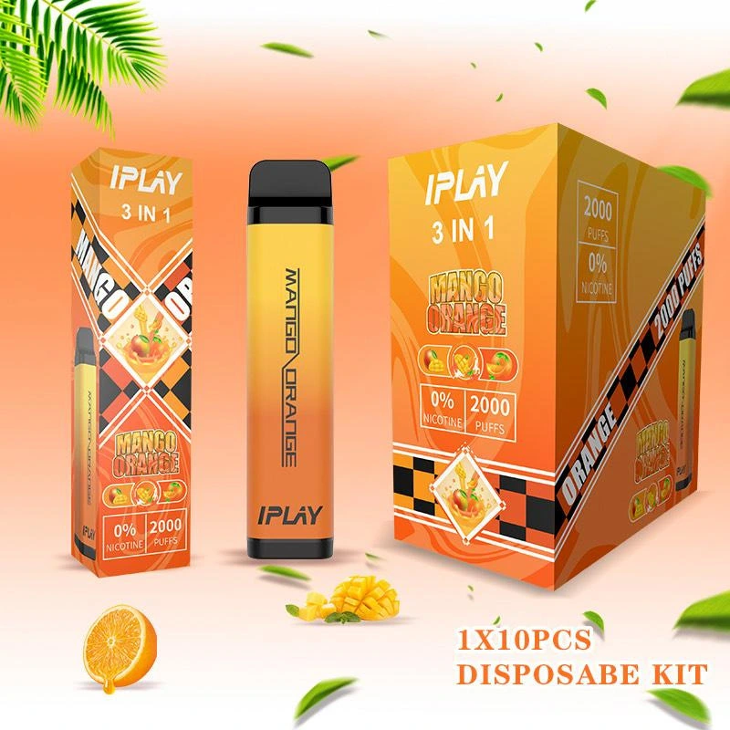 Zbood Customize Iplay 3 in 1 PRO 2000puffs Vape Juice Draco Zozo De6000 Electronic Hookah Price Vaporizer Vape