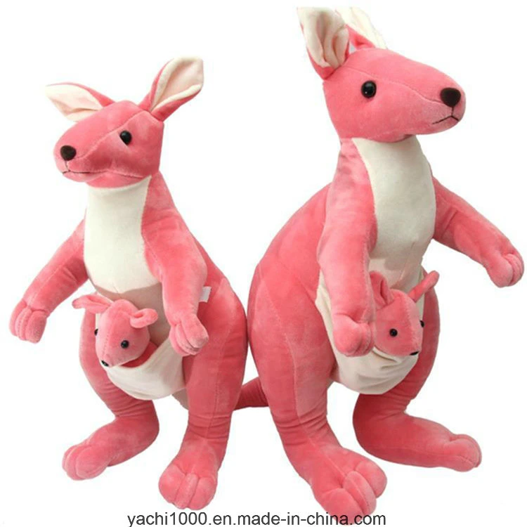 Red Kangaroo Toy Plush with Safety Certification