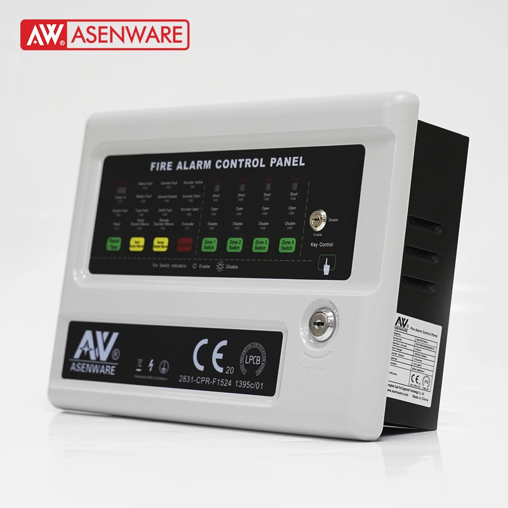 Lpcb Conventional 4 Zone Fire Alarm Control Panel for Commercial Building