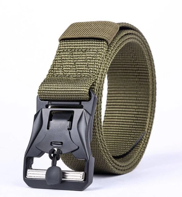 Jinteng Custom Mens Elastic Stretch Outdoor Belts Military Style Hiking Tactical Work Riggers Belt