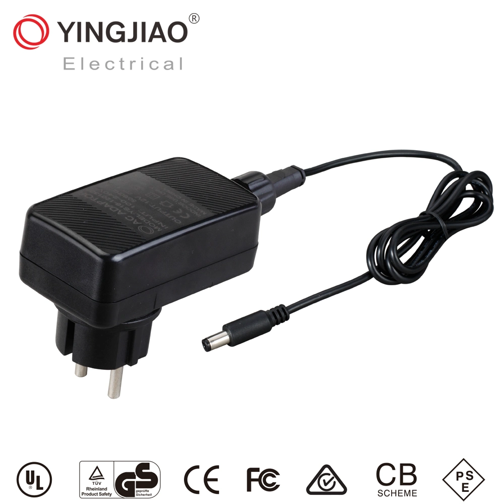 18W Wall Mount Type Switching Power Adapters Battery Charger