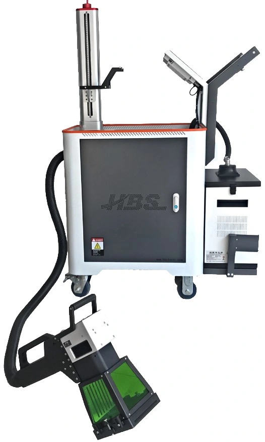 Metal станок для лазерной маркировки с защитной крышкой/портативным оптоволокном HBS станок для лазерной маркировки