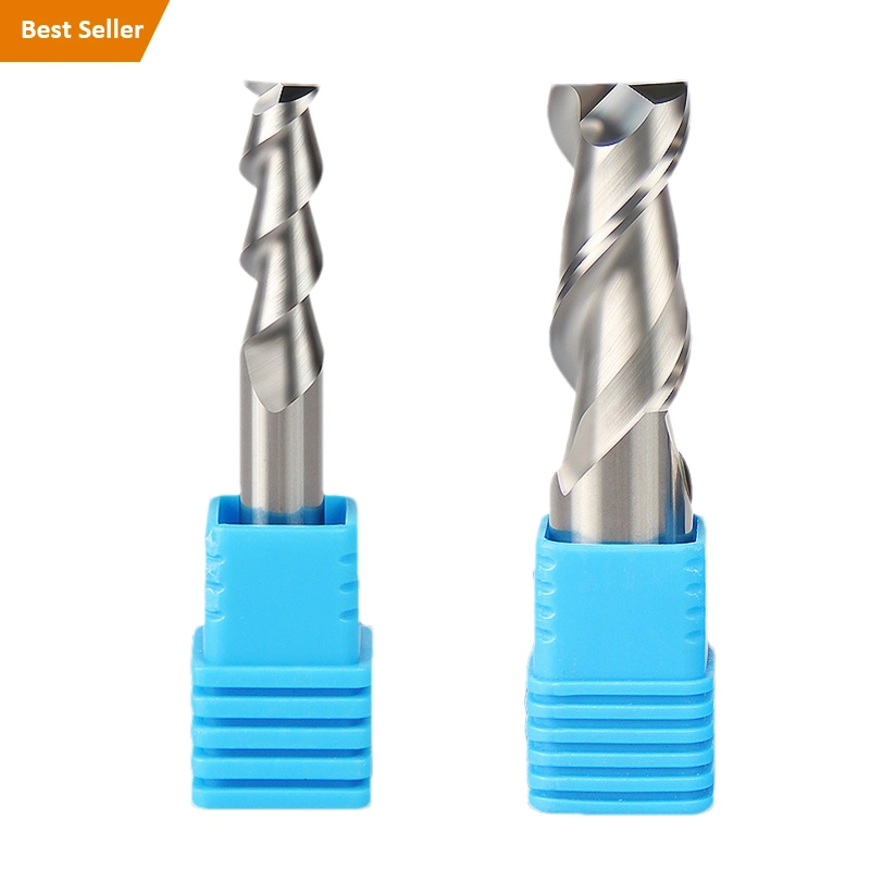 CNC Machine CAD Cam Lathe Sharpening 2 Flutes Compression Tungsten Carbide End Milling Cutter Wood Tools Bit