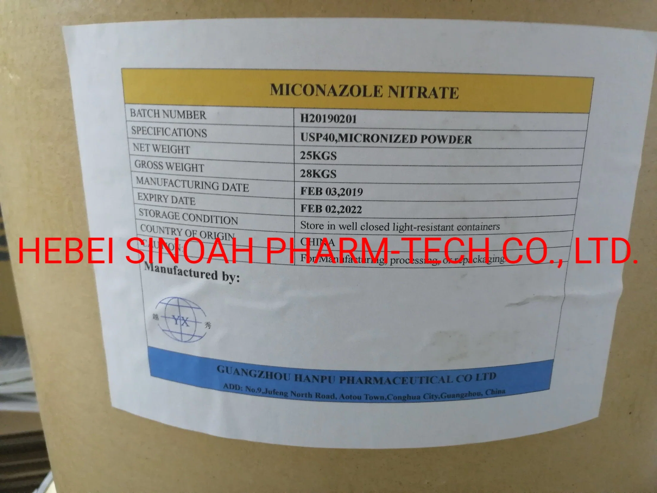 Top Quality Pharmaceutical API Cefprozil Powder CAS: 92665-29-7 Made in China