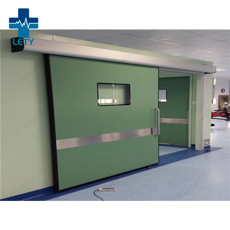Sala de rayos X radiación protectoras de rayos X de la luz el blindaje de puerta corrediza automática de la puerta de plomo