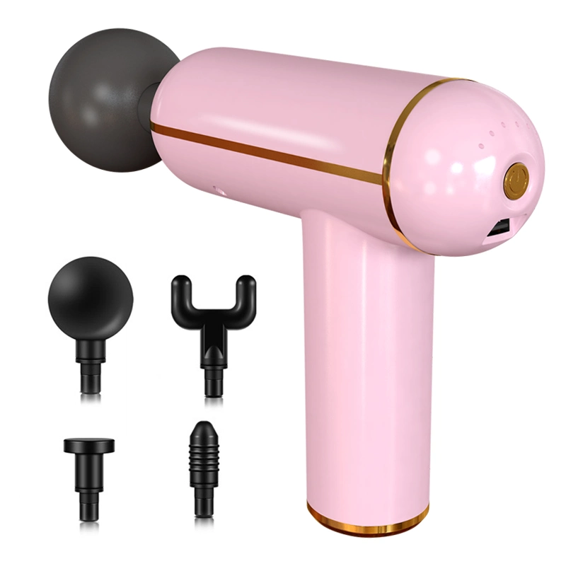 OEM Logo Customized Massage Gun Percussion Massage Gun Mini Digital Fascia Gun Body Massage Gun