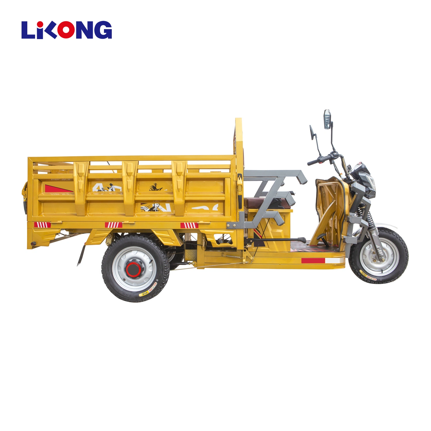 Lilong 3 Rad Elektro-Motorrad-Auto mit Antrieb Kabine elektrisch Roller eingeschlossen Cargo Dreirad für Erwachsene