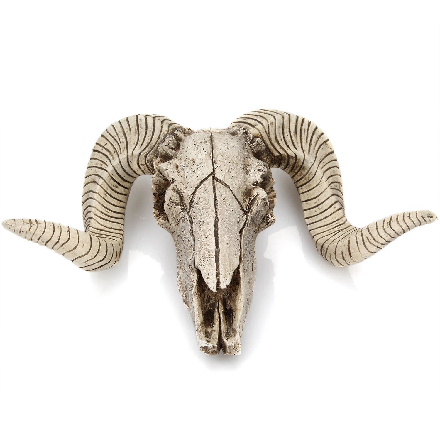 Antique Goat Head Skull Wall Hanging Sheep Head Skeleton Resin Crafts