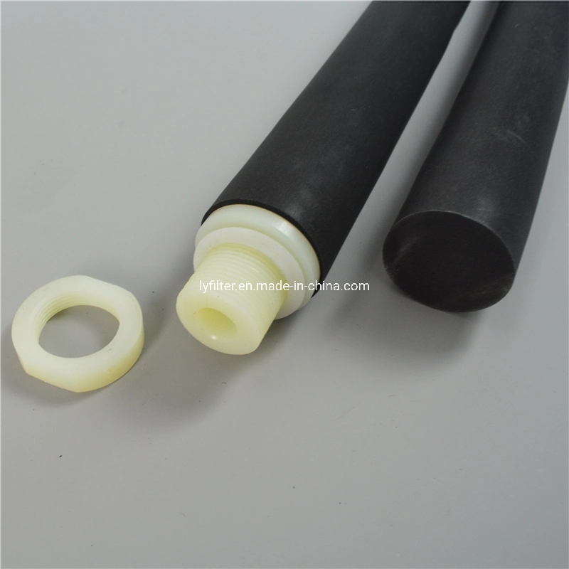 Manufacture Custom Porous Plastic Sintered PE PA Filter Cartridge & Membrane Filter with Screw Connector