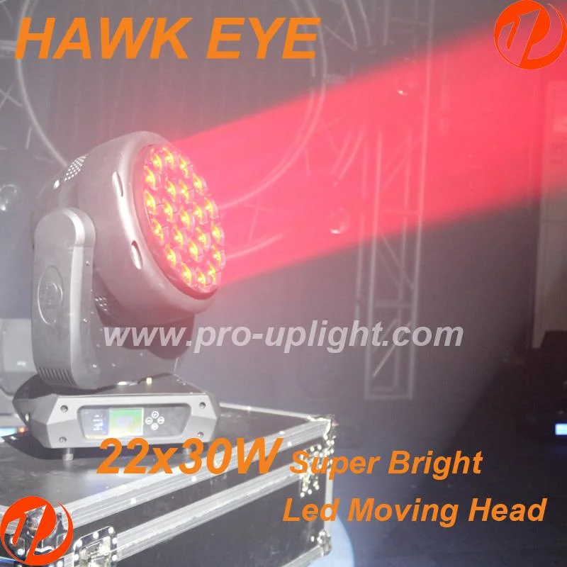 Hawk Eye 22X30W RGBW 4in1 B-Eye Zoom Wash LED Moving Head