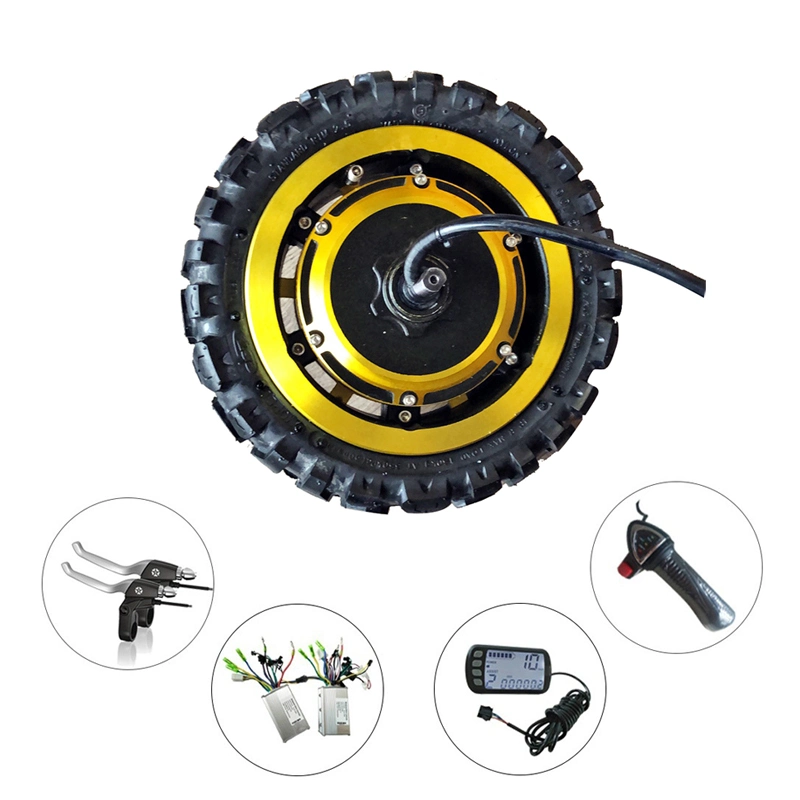 Lunyee 11 Inch 60V 3000W 65km/H Folding Electric Car Bicycle Scooter Smooth Wheel Hub Motor