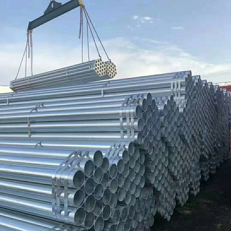 DN50 Galvanized Pipe Ready Stock DN80 Fire-Fighting Q235B Galvanized Steel Pipe