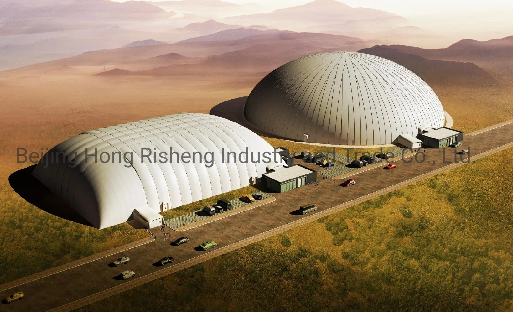 Air Conditioning System Sports Stadium Air Form Dome