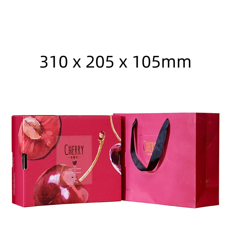 Cmyk Printing Corrugated Paper Cherry Fruits Package Carton Box