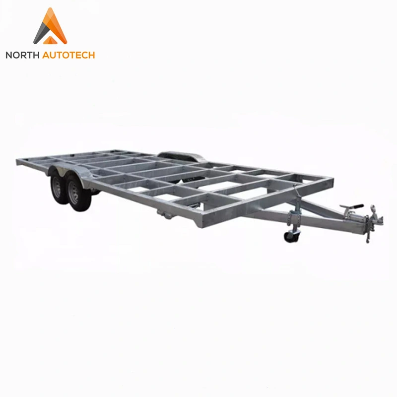 Heavy Duty Customed Mobile Tiny House Chassis Trailer Frame with Standard and Detachable Decks