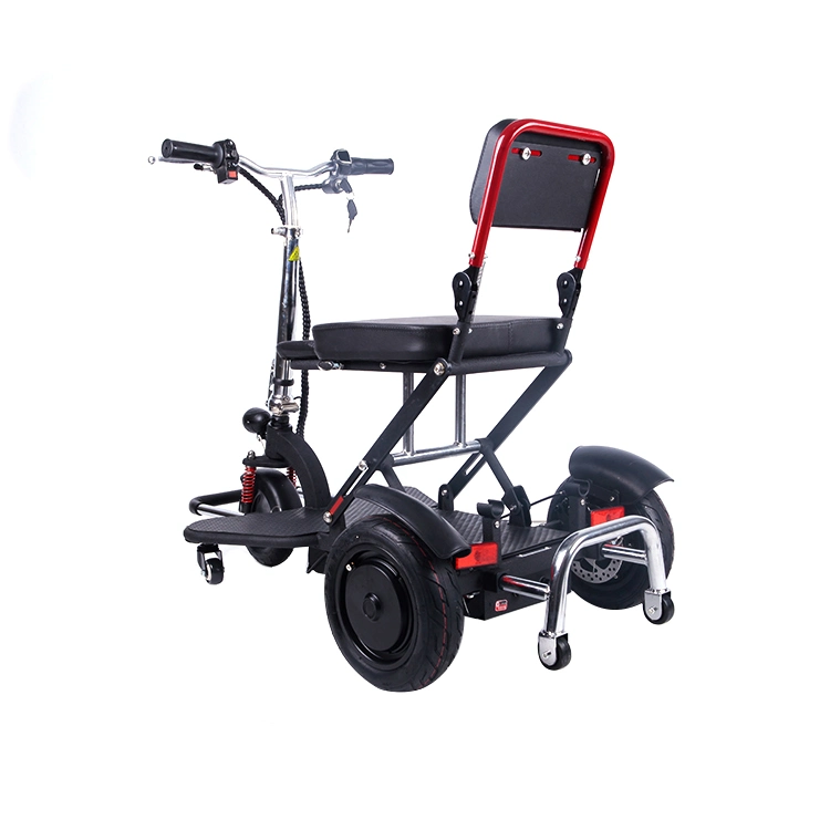 Portable Folding Lightweight Electric Handicap Scooter Motorized Tricycles 3 Wheel Scooters