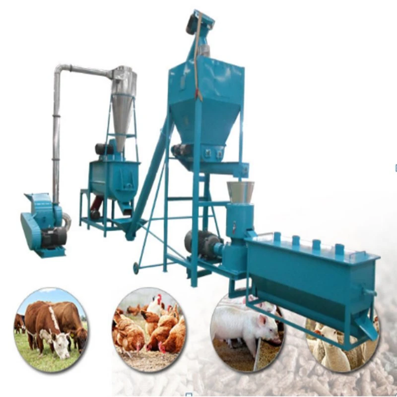 High quality/High cost performance Cattle Line Processing Livestock Plant Animal Production Equipment Animal Feed Pellet Production Line Feed Pellet Wheat Grain Crop Maize Milling