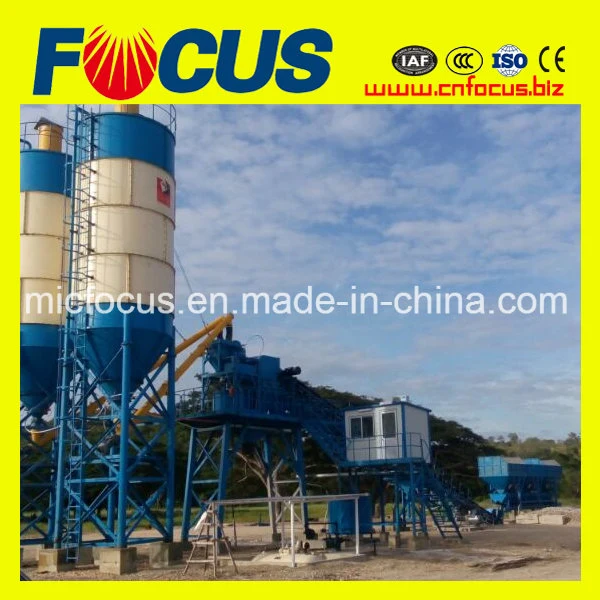 No Concrete Mixer Dry Mixing Concrete Batching Plant