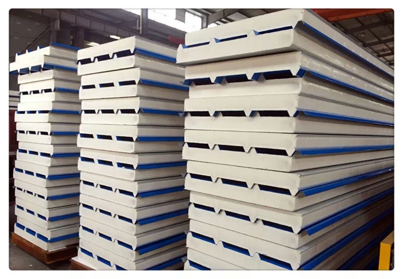 Anti Fire PU Sandwich Panel Wall Roof Panels Decoration Material