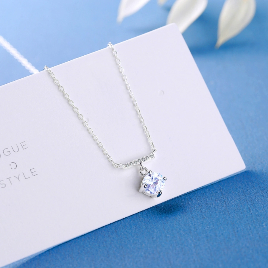 Fashion Necklace S925 Sterling Silver Zircon Necklace