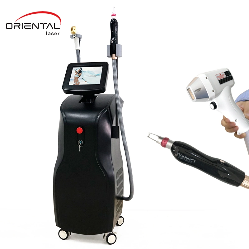 Multifunction 2 in 1 Beauty Equipment Laser Diode Hair Removal ND YAG Tattoo Removal Machine