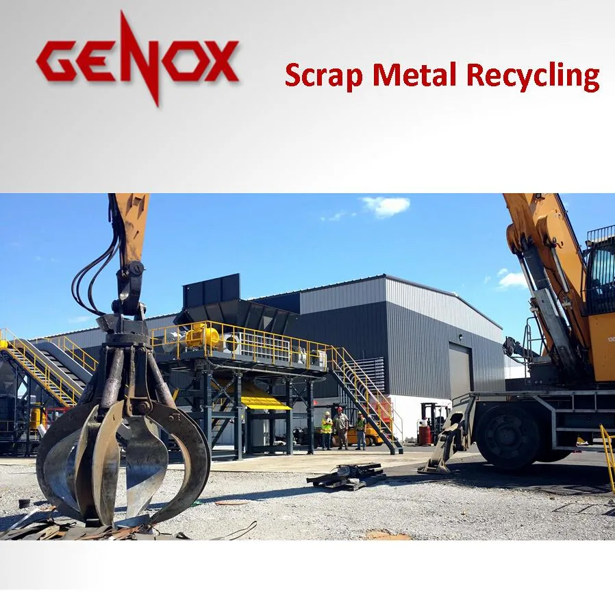 Recycling-Anlage / Recycling-Maschine für Schrott Metall / Shredder