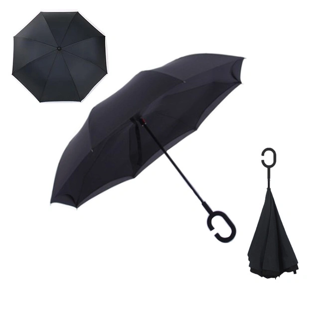 C-Type Reverse Novelty Double Layer Umbrella for Walk