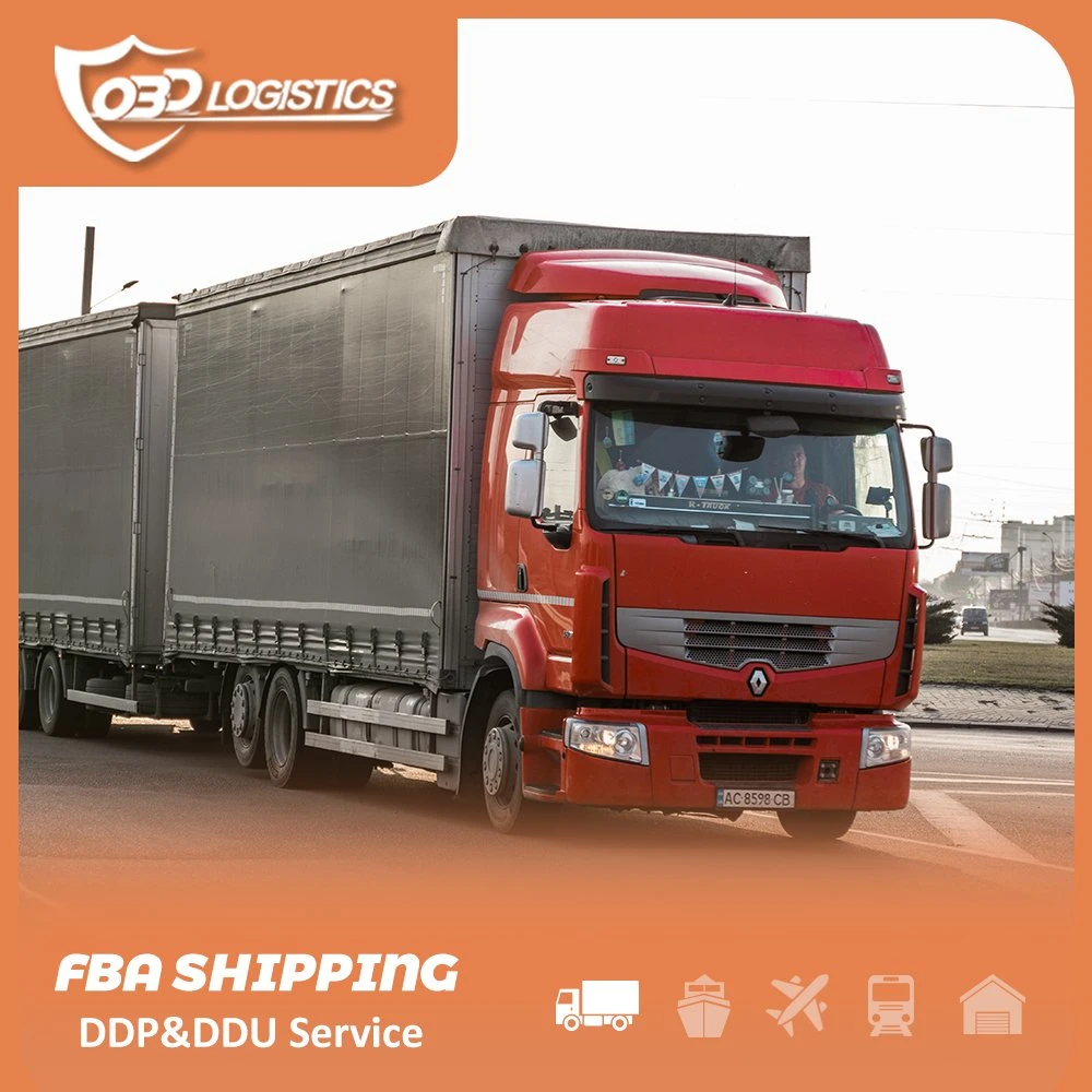 شاحنات رخيصة إرسال شاحنات الشحن السريع Forwarders من الباب إلى إعادة توجيه الباب خدمة توصيل الحمولة DDP DDU