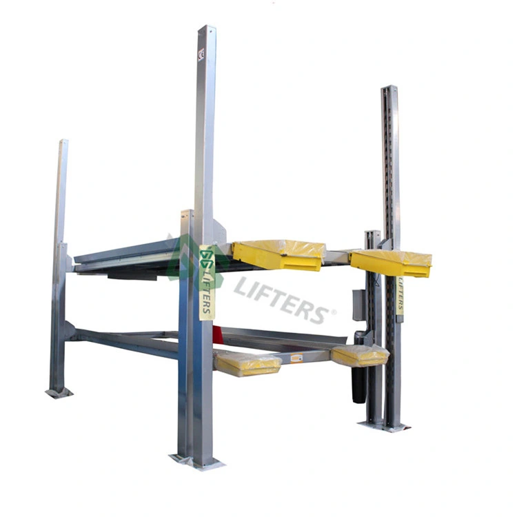 multi storey parking equipment four post car parking lift with CE certification