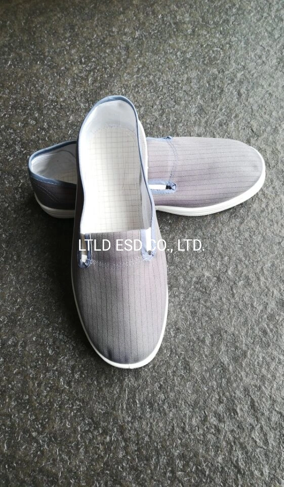 ESD Whole Mesh Shoes White Color Mz-117