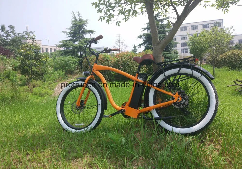 Ce vélo électrique du moteur arrière avec la version 4.0 de graisse pneumatique