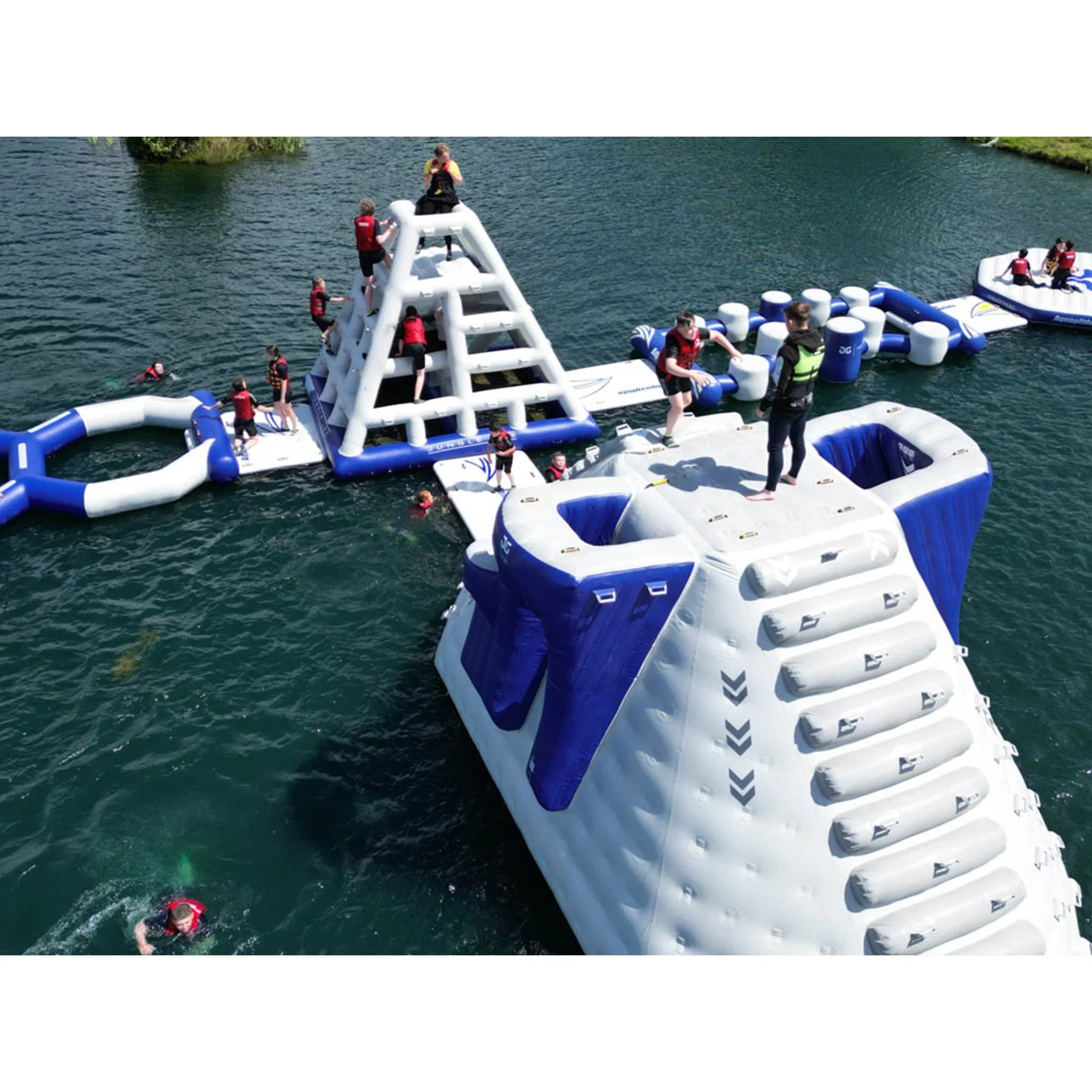 جودة جيدة وسعر للمنكهة المياه مذهل Aquapark Equipment Sea Aqua Park Floating Water Park