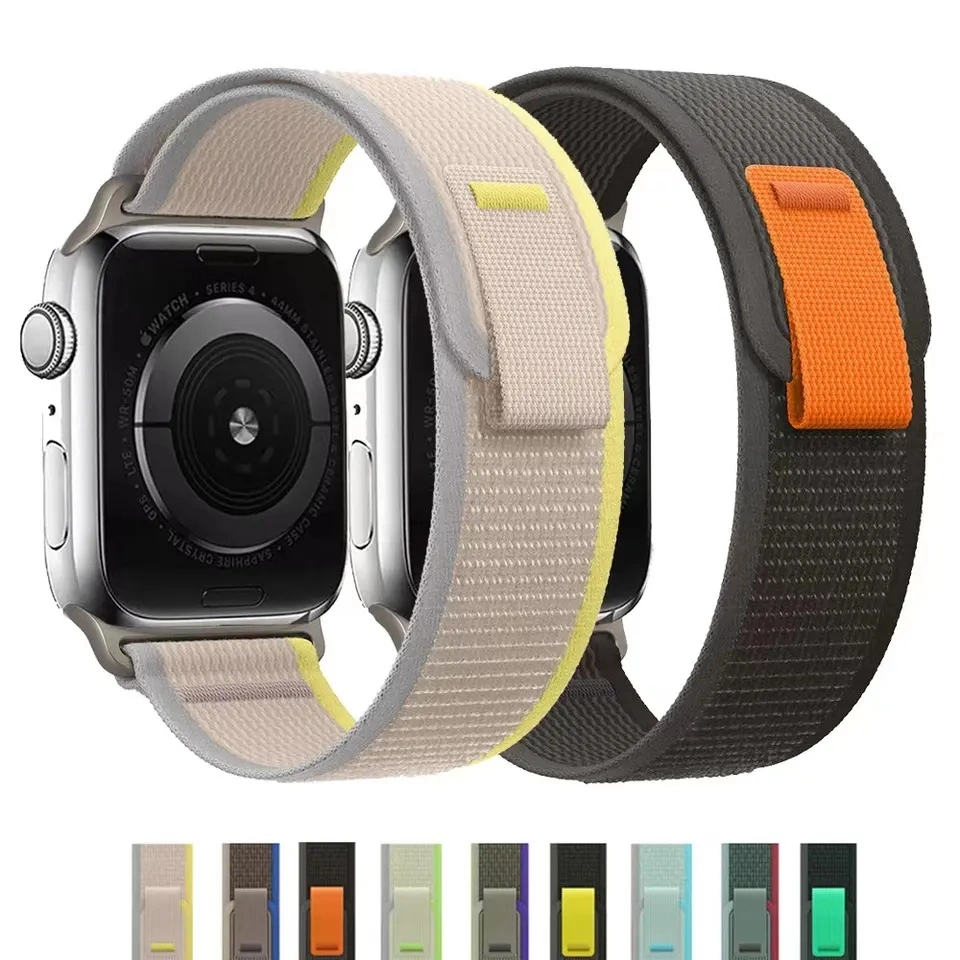Новый стильный нейлоновый тканый ремешок с простой петлей для Apple Watch Ultra Watch Band