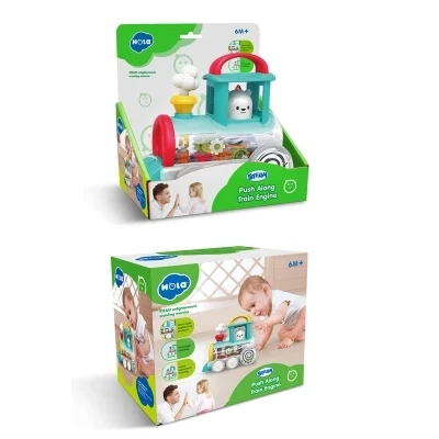 Amazon meilleures pousser le long train voiture jouet véhicule électrique en gros de produits pour bébés petits jouets pour enfants Les enfants de l'éducation bébé jouets en plastique