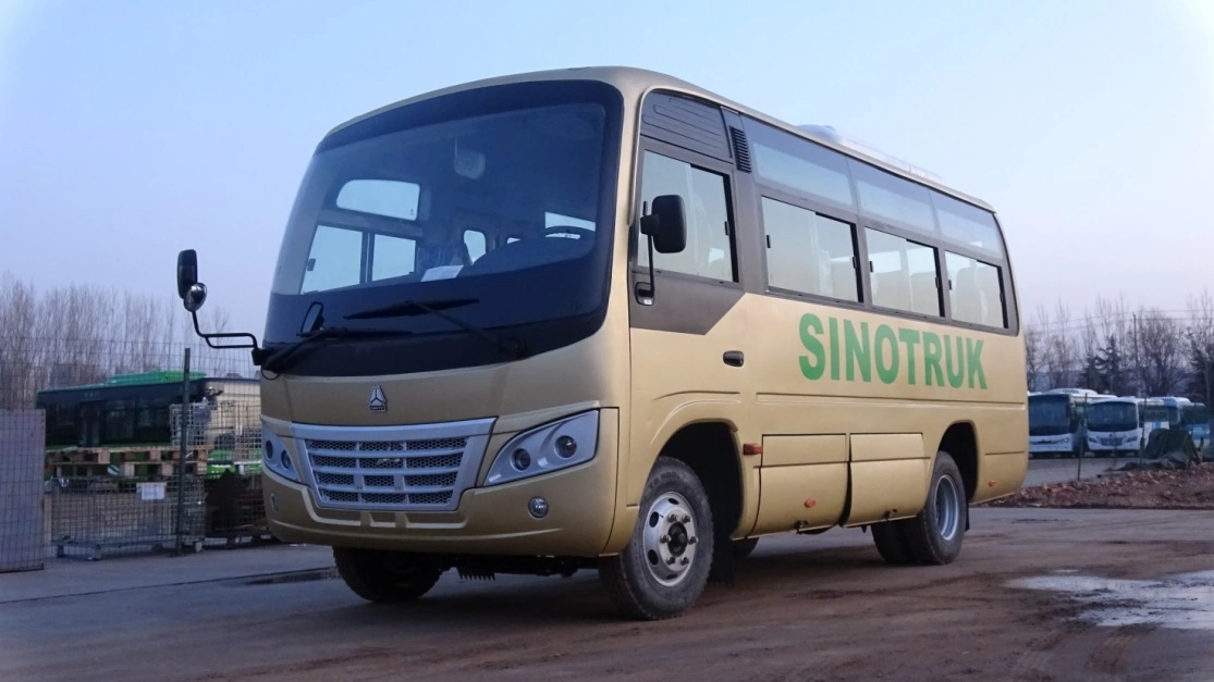 Sinotruk HOWO 6 metros 18 asientos Passwanger Van Bus City Bus con motor GNC