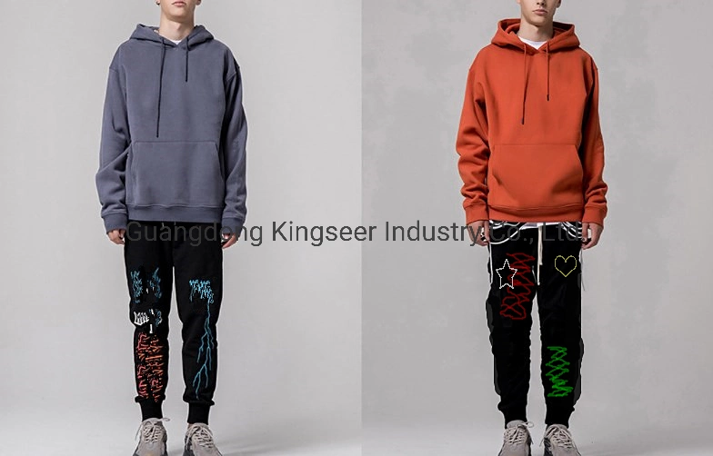 Custom/Customized Logo/Label/Brand mit Kapuze Einfarbig/Blank Pullover/Oversized Unisex/Boy/Men/Women/Designer/Factory Winter/Thick/Thin Jogging Suit Hoodies In Großen Mengen