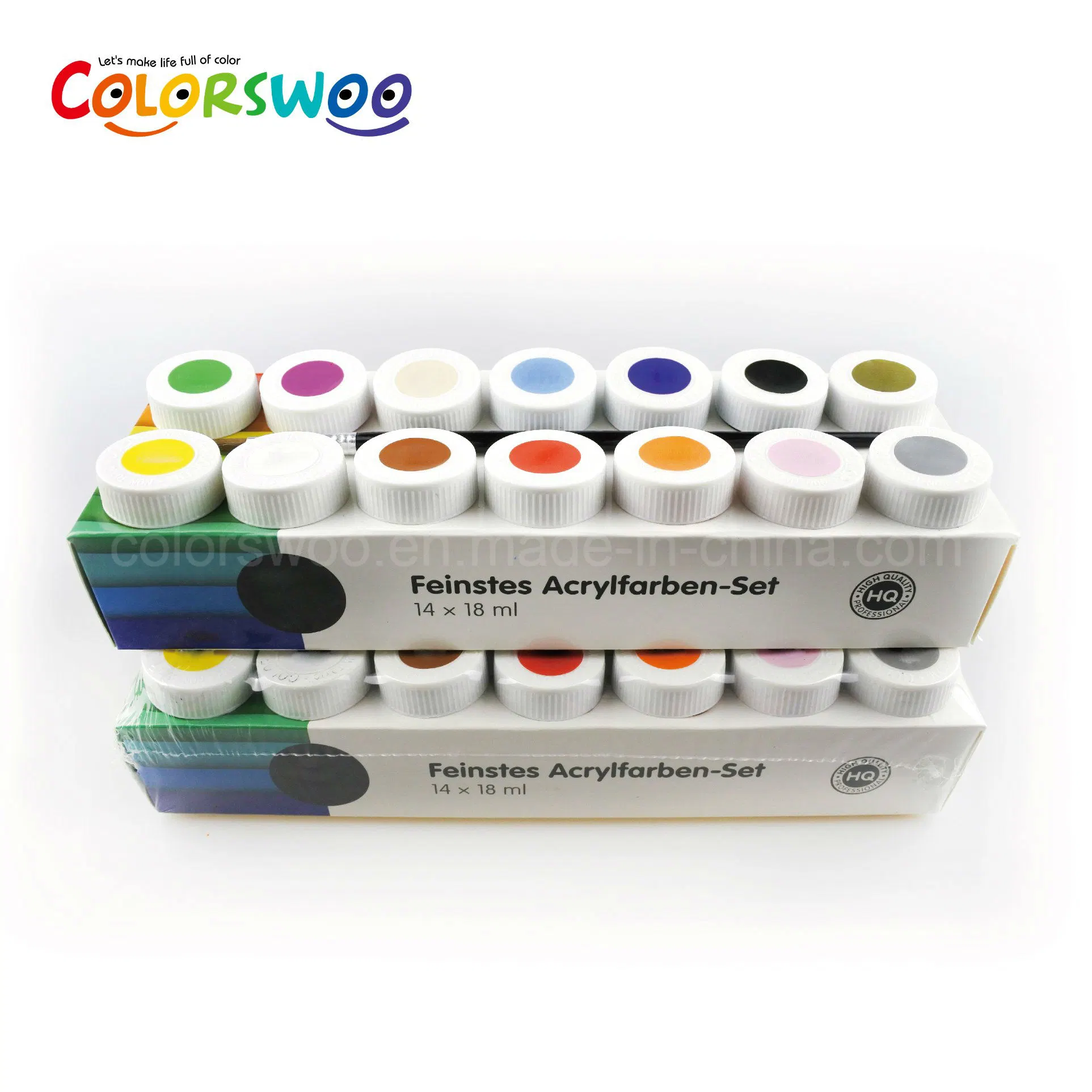 Acrylic Painting Set, Acrylic Color, Paint Set - 14 Colour