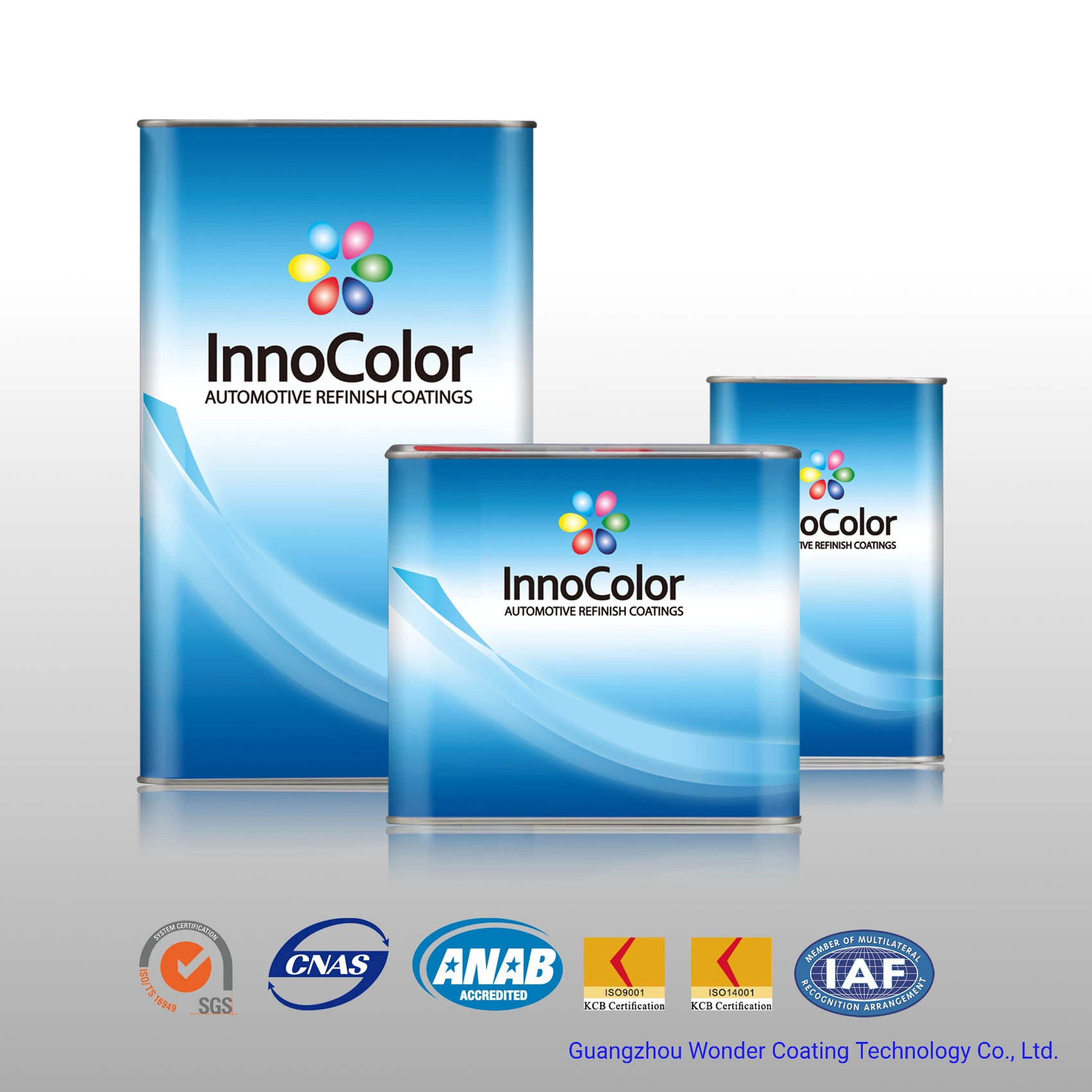 Automoción Innocolor acabar la pintura 1K de colores sólidos de color verde dorado