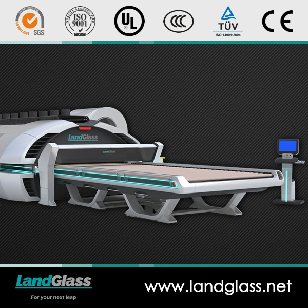 Landglass Construisant le Verre Plat Gâchant la Machine