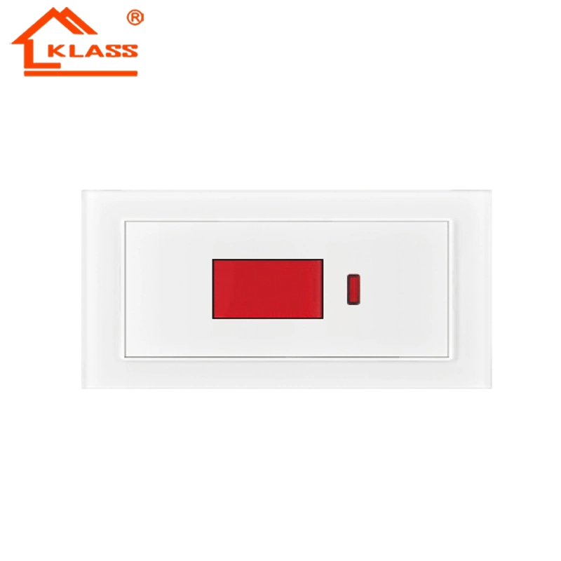 Flame Retardant Glass Touch Panel Dimmer Light Switch with Child Protection