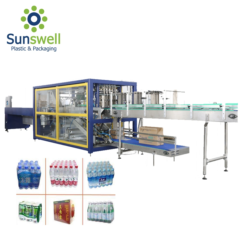 Sunswell termoencogible de excelente calidad envoltura retráctil de sellado térmico para agua embotellada 8-10 Packs/min.