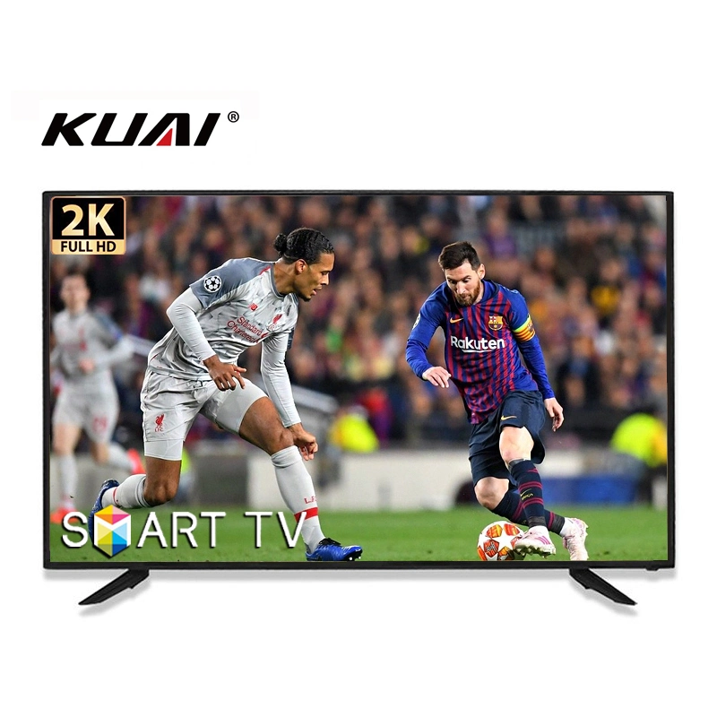 China Factory High Quality 4K LCD TV UHD HD Flat Screen Wholesale Television 75 65 55 43 Inch Android LED Smart TV Sets