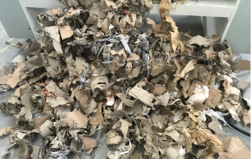 Industrial Paper Core Shredder Waste Cardboard Recycling Machine