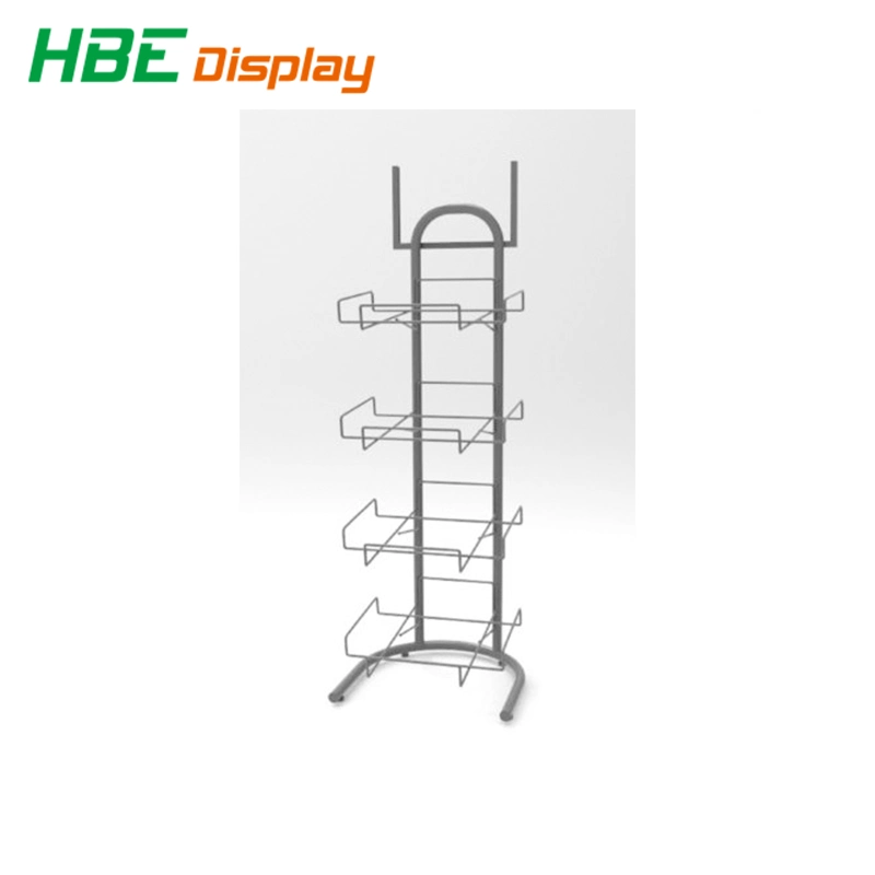 4 Layer Metal Basket Bread Bakery Displaying Rack