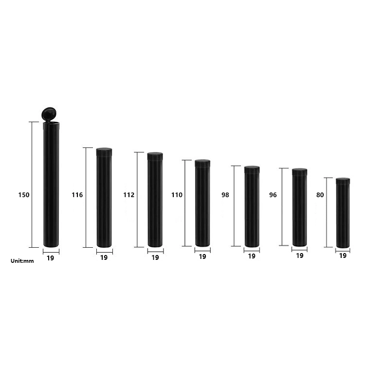 116mm Plastic Tube Packaging Tube Custom Plastic Tubes